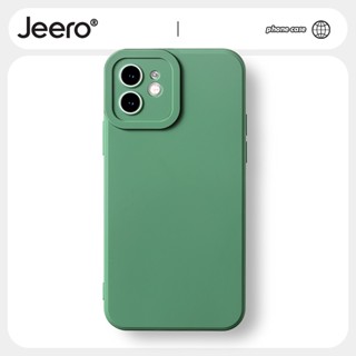 JEERO เคสไอโฟน เคสซิลิโคนนุ่มกันกระแทก เคสโทรศัพท์ Compatible for iPhone 15 14 13 12 11 Pro Max SE 2020 X XR XS 8 7 ip 6S 6 Plus YCS9