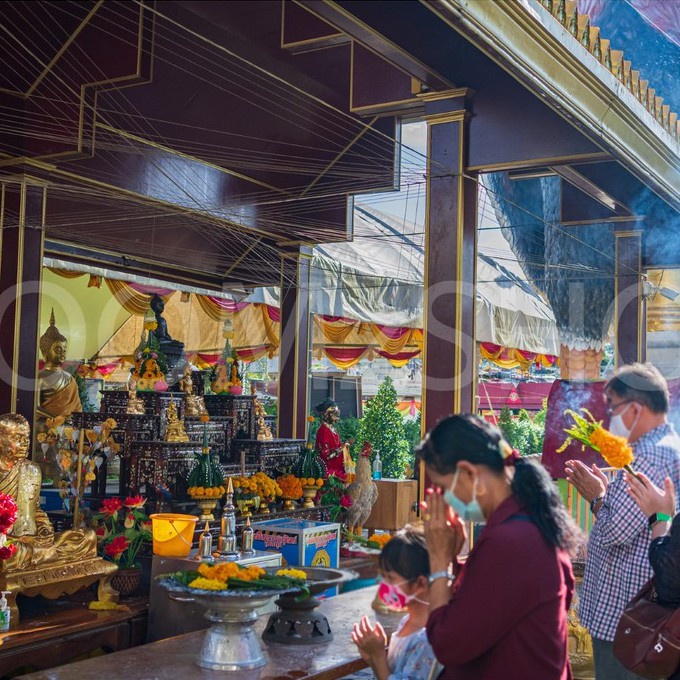 ไอ้ไข่ ตาไข่ ชุดแก้บนพร้อมพานทอง ไก่แจ้ 9 cm +  ผ้าแดง ถวายท่านไข่วัดเจดีย์  รับประกันแตกหัก(COD) - รูปที่ 3