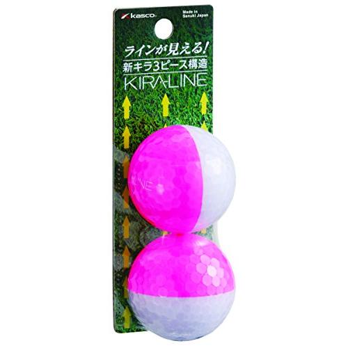 Kasco KIRA LINE P/W Golf ball KIRA LINE 2 pieces Pink / white Shopee