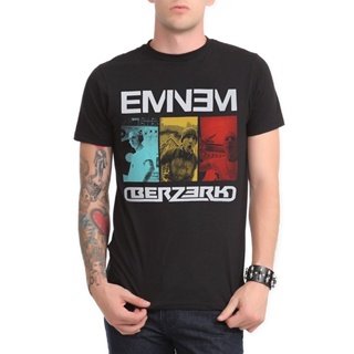 Sanc6 {พร้อมส่ง เสื้อยืด ผ้าฝ้าย 100% พิมพ์ลาย Eminem Berzerk โอเวอร์ไซซ์ ไซซ์ XS-6XL สําหรับผู้ชาย ของขวัญคริสต์มาสS-5X