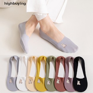 [highbuying] 1 คู่ ถุงเท้าที่มองไม่เห็น กันลื่น ฤดูร้อน บางเฉียบ ถุงเท้าผู้หญิง ซิลิโคน ถุงเท้า ใหม่ พร้อมส่ง