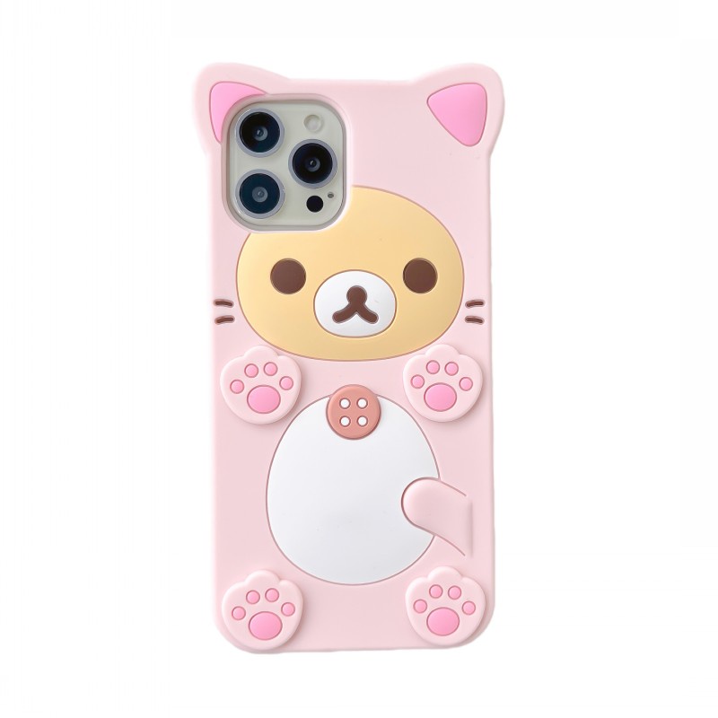 เคสโทรศัพท์ซิลิโคน แบบนิ่ม ลายการ์ตูนหมี rilakkuma 3D สําหรับ Huawei honor 50 50SE 60 70 80 X8 Nova 9 8 P50 P60 Mate 30 40 50 Pro – โปรปัง