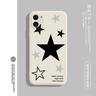 starsเคสไอโฟน iPhone 11 pro max เคส 8plus Xr Xs X max 8พลัส 7 8 se2020 cover นิ่ม iPhone 7plus 13 12 14 pro phone case