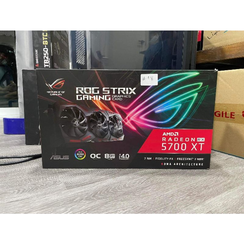 กล่องเปล่า Rx5700xt 8gb rog