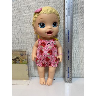 Baby alive doll สภาพ97% ของแท้ รุ่นนี้ทานแป้งโดว์ได้ค่ะ