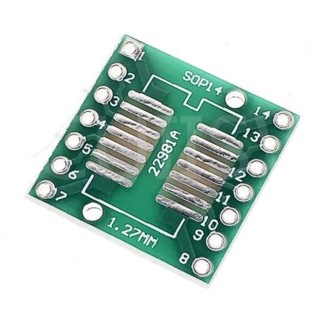 5pcs อะแดปเตอร์ บอร์ดแปลง PCB SMD SOP SSOP TSSOP to DIP SOP14 SOP16 SOP24 SSOP16 SSOP24