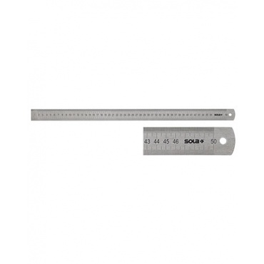 ไม้บรรทัดวัดระยะห่าง SOLA NO.56104201 LSB 300 steel ruler rigid length 300mm Factory Gear By Gear Garage