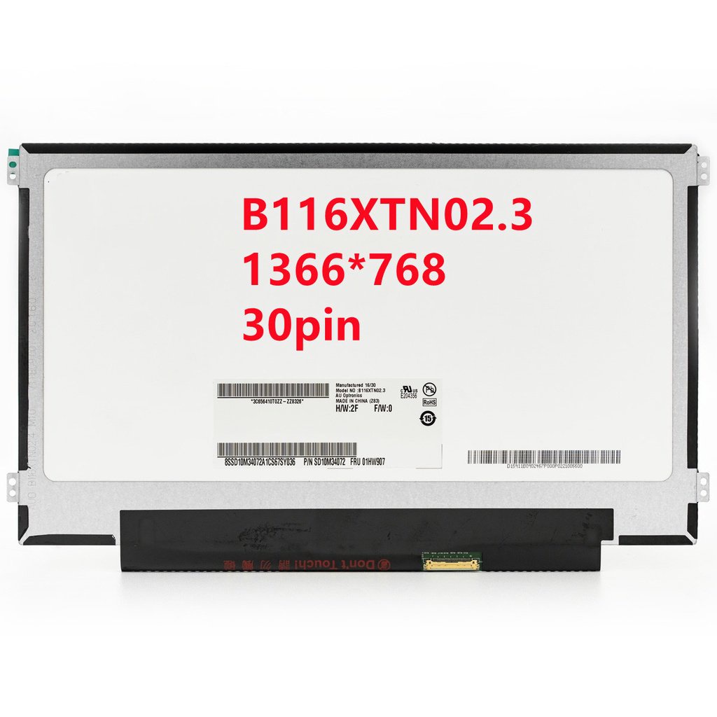 11.6 inc B116XTN02.3 B116XTN02.1 N116BGE-EA1 N116BGE-EB2 N116BGE-EA2 SLIM LED หน้าจอ LCD แผง 30PIN