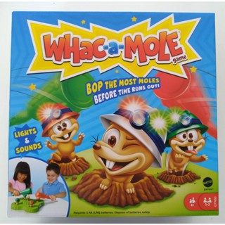 MATTEL Whac-A-Mole Kids Arcade Game เกมส์ตีตัวตุ่นแบบมีเสียงและไฟ แว็คอะโมล รุ่น GY50