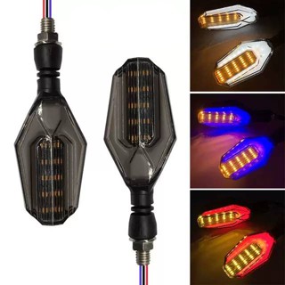 1คู่ ไฟเลี้ยว LED ไฟเลี้ยวแต่ง ไฟมอเตอร์ไซค์ ไฟหรี่ กันน้ำ 100 % ( 2 ชิ้น ซ้าย+ขวา )(0208)