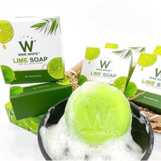 W Wink White Lime Soap 80 g. สบู่มะนาววิ้งไวท์