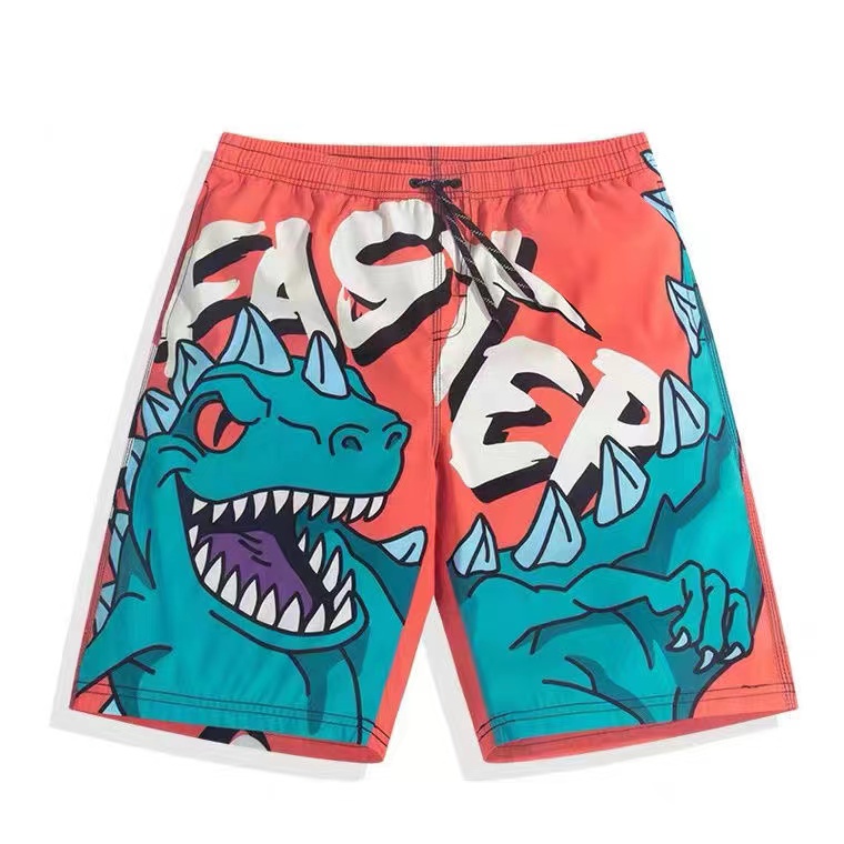 A 008#กางเกงยางยืดลายการ์ตูนใหม่ล่าสุด，ฟรีไซส์ทรงหลวม，ใส่ได้ 28-40 นิ้ว - รูปที่ 2