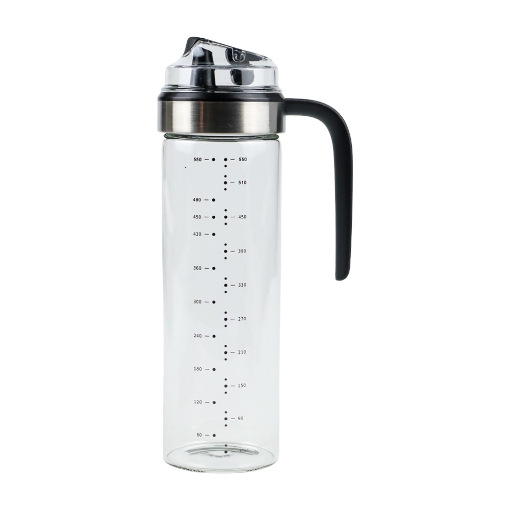 AN RUUI ขวดใส่เครื่องปรุงน้ํามันมะกอก 550ml - YH-033 - สีดํา