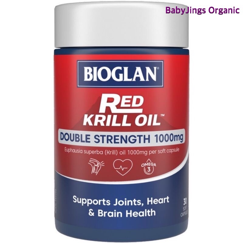 [NewStock/Exp:2027] Bioglan Red Krill Oil 1000mg 60 แคปซูล