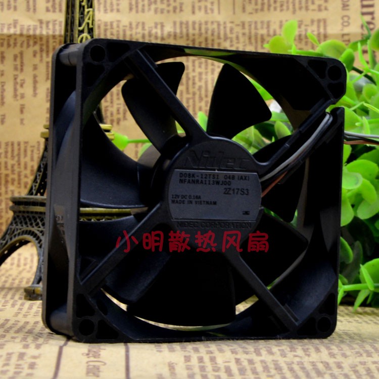 SZ D08K-12TS1 04B 8025 8CM 12V 0.16A PROJECTOR COOLING FAN