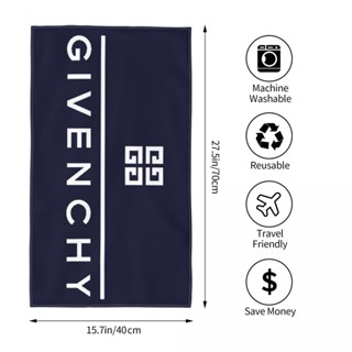 Givenchy (1) ผ้าขนหนู ทรงสี่เหลี่ยม ขนาด 70x40 ซม. สําหรับออกกําลังกาย โยคะ วิ่ง กลางแจ้ง