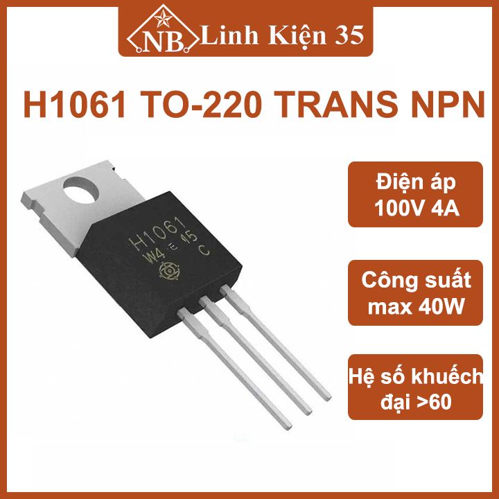 ส่วนประกอบราคาถูกสุดๆ H1061 TO-220 TRANS NPN 4A 100V
