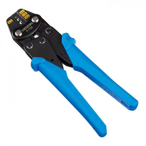 [HOZAN]P-726 Crimping Tool(Bare Crimp Terminal / For Sleeve B・P)|Wire Tools /Applicable Size(0.3 / 0