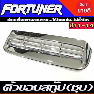 คิ้วขอบสกู๊ป Scoop ชุบโครเมี่ยม TOYOTA FORTUNER 2011-2014 A