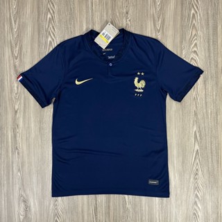 เสื้อบอลทีมชาติ เสื้อบอล ทีม France 2023 เนื้อผ้าโพลีเอสเตอร์แท้ เกรดแฟนบอล AAA