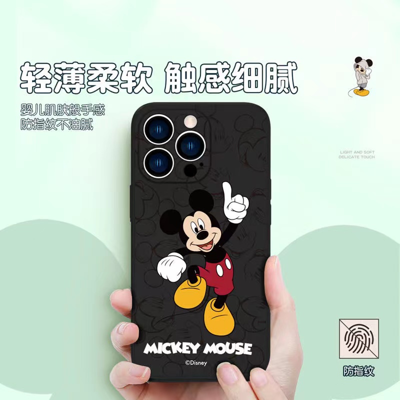 เคส Huawei Nova 5T Y6 2019 Nova 9 Mate 40 Mate 40 Pro Y6 Prime 2019 Nova 8 SE Nova 8 Pro Nova 8 Nova 9 PRO Nova 10 Nova 10 Pro Y5 Prime 2018 Y7 Prime 2019 ตรงขอบ 90 °เคสโทรศัพท์มือถือซิลิโคนมิกกี้ ราคา ถูกที่สุด ดีลบีเคเค แกลเลอรีภาพที่ 4