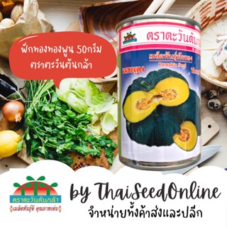 ADV กป 50กรัม เมล็ดพันธุ์ ฟักทอง ทองพูน ฟักทองผิวคางคก ตราตะวันต้นกล้า