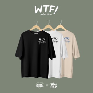 เสื้อยืดโอเวอร์ไซส์ ลาย WTF!