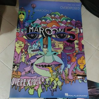 โปสเตอร์วง Maroon5 ขนาด23.5x34.5นิ้ว