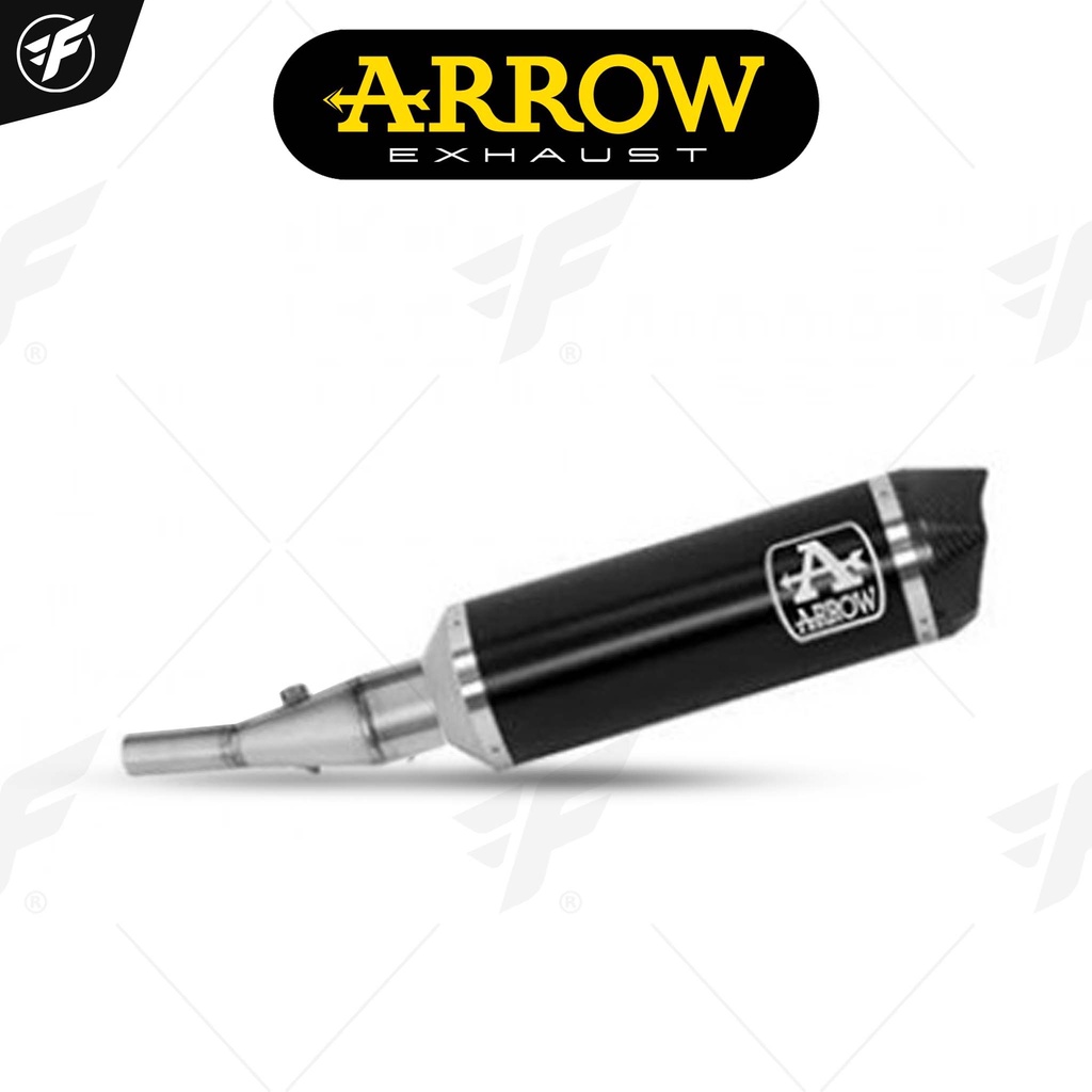 ท่อสูตร/ท่อแต่ง/ท่อไอเสีย Arrow Slip on Black-Carbon : for Honda ADV350 2022-2024