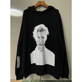 JUSTIN BIEBER WORLD TOUR FOREVER 21 PURPOSE TOUR MERCHANDISE COTTON HOODIE SWEATSHIRT BLACK เสื้อฮู้ดดี้ จัสตินบีเบอร์