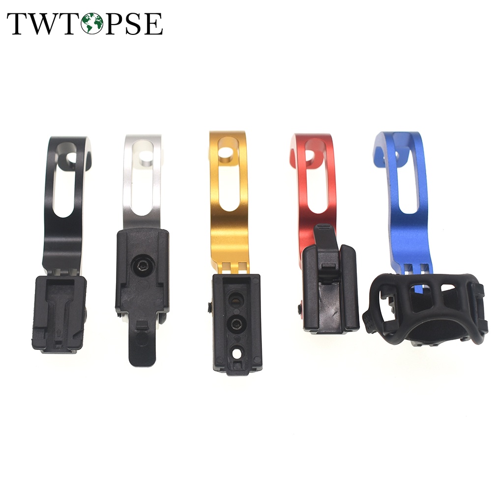Twtopse อุปกรณ์เมาท์ขาตั้งไฟหน้า สําหรับรถจักรยานพับได้ Brompton CATEYE GaCIROn Rockbros
