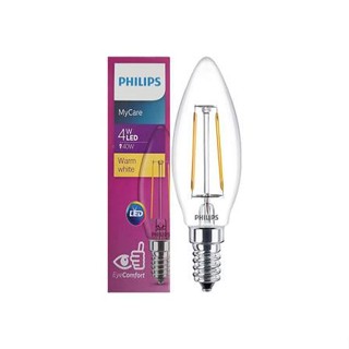 หลอด LED PHILIPS B35 CLASSIC 4 วัตต์ WARMWHITE E14