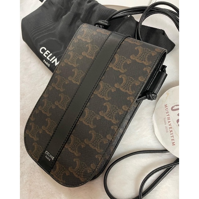 used once celine phone pouch y2022
