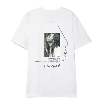 Sanc6 {พร้อมส่ง เสื้อยืดผ้าฝ้าย 100% พิมพ์ลาย Taeyeon Blusas โอเวอร์ไซซ์ สไตล์เกาหลี ไซซ์ XS-6XL สําหรับผู้ชาย ของขวัญคร