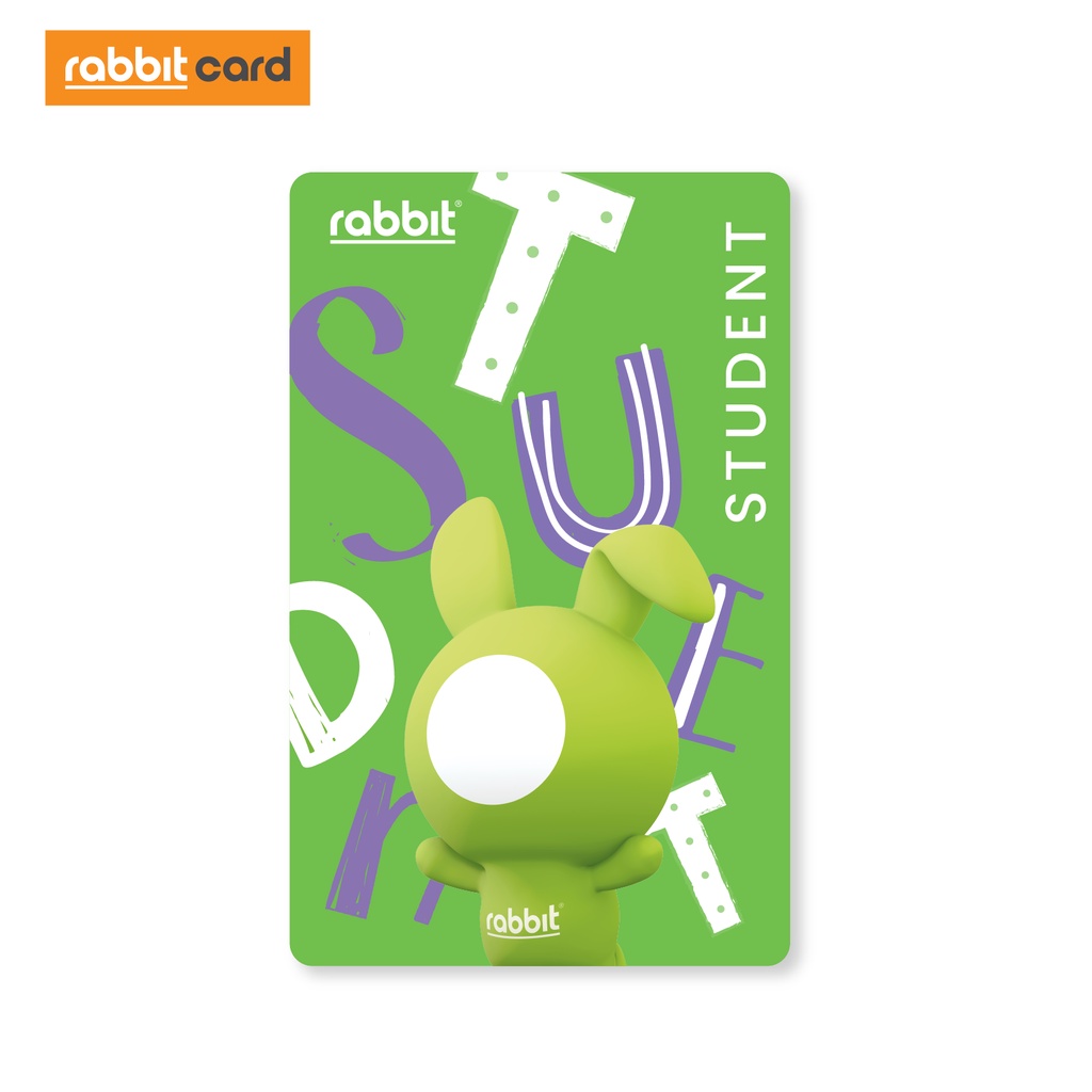 [Physical Card] Rabbit Card บัตรแรบบิทพิเศษสำหรับนักเรียน-นักศึกษา 2022
