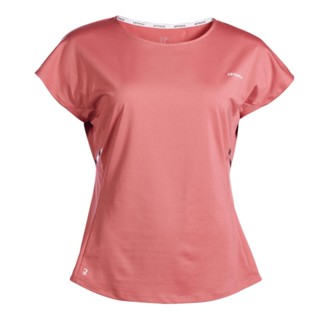 เสื้อยืดใส่เล่นเทนนิสสำหรับผู้หญิงรุ่น Dry 500 ARTENGO WOMENS DRY CREW NECK SOFT TENNIS T-SHIRT DRY 500