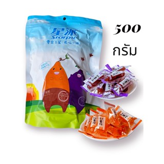 มันหนึบ ถุงสีฟ้า Star Pay มันหวานญี่ปุ่น หนึบหนับ หวาน หอมอร่อย ขนาด 500g ขนมนำเข้า
