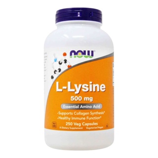 NOW Foods, L-Lysine, 500 mg, 250 Veg Capsules