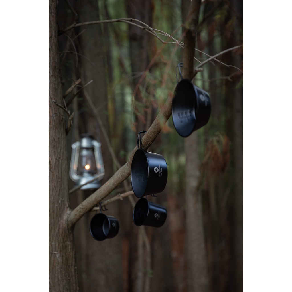 สีดำใหม่! ถ้วย Sierra Campingmoon S-220 | S-213 | S-360 | S-180 | S-190 + กระเป๋าเก็บ - รูปที่ 6