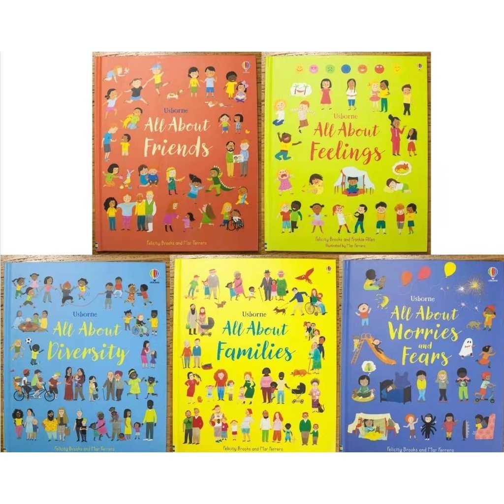 หนังสือ Usborne All About Feelings / Friends /Diversity /Families /Worries and Fears