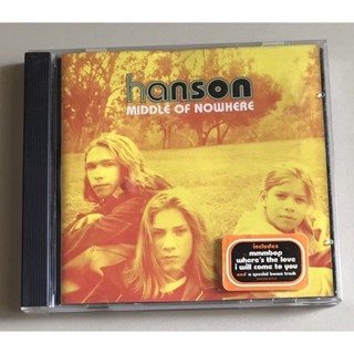 ซีดีเพลง ของแท้ ลิขสิทธิ์ มือ 2 สภาพดี...ราคา 250 บาท “Hanson” อัลบั้ม "Middle of Nowhere”