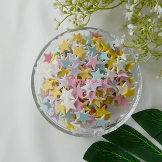 สีพาสเทล น่ารัก น่ากินมาก น้ำตาลแต่งหน้าเค้ก น้ำตาลตกแต่งขนม น้ำตาลกินได้ น้ำตาลกัมเพส