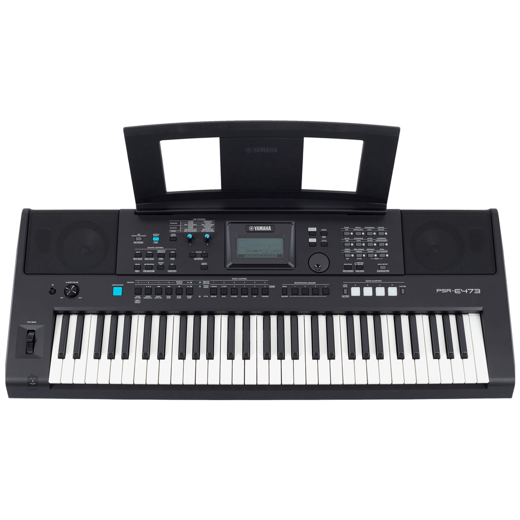 Yamaha PSR-E473 *ของแท้รับประกันศูนย์* คีย์บอร์ด 61 คีย์, 820 เสียง, USB to Host, ช่องหูฟัง ฟรี!! ที