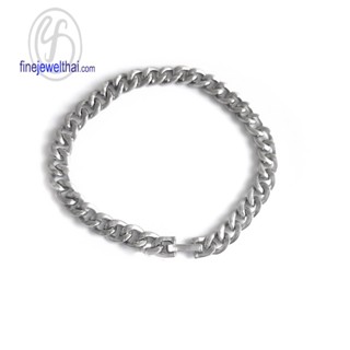 สร้อยแขนเงิน-สร้อยข้อมือเลส-สร้อยข้อมือ-Less-Silver-Bangle-Bracelet-T102900