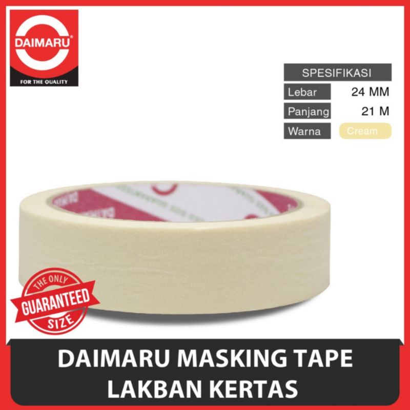 DAIMARU PAPER TAPE / INSULATION / GLUE / MASKING TAPE 1"