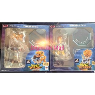 Digimon Taichi Agumon &amp; Yamato Gabumon G.E.M. Megahouse ของแท้ ลอต JP