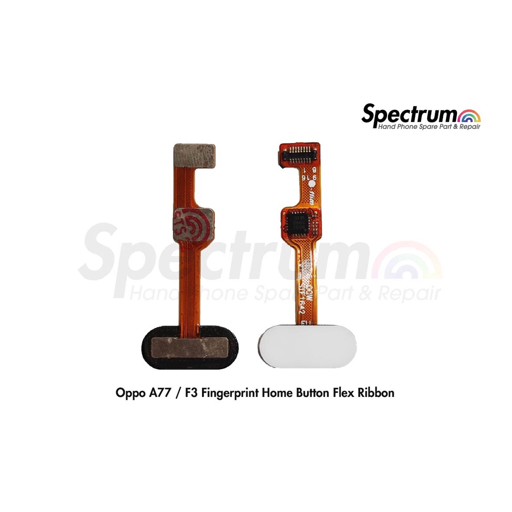 OP A77 / F3 ปุ่มโฮมลายนิ้วมือเปลี่ยนริบบิ้น Flex