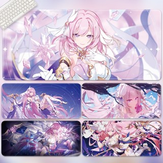 Honkai Impact 3rd Mouse Pad Elysia Keyboard Pad Yae Sakura ACGN Fuhua Game Rita Rossweisse Table Pad Elysian Fields Custom Name Elysium Pink Girl New Anti-slip Rubber Soft Pad Goblin