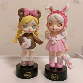 【ของแท้】TOYCITY Laura ชุดนอน ฟิกเกอร์โมเดล โชว์กล่องสุ่ม ของขวัญ สําหรับตกแต่งโรงรถ