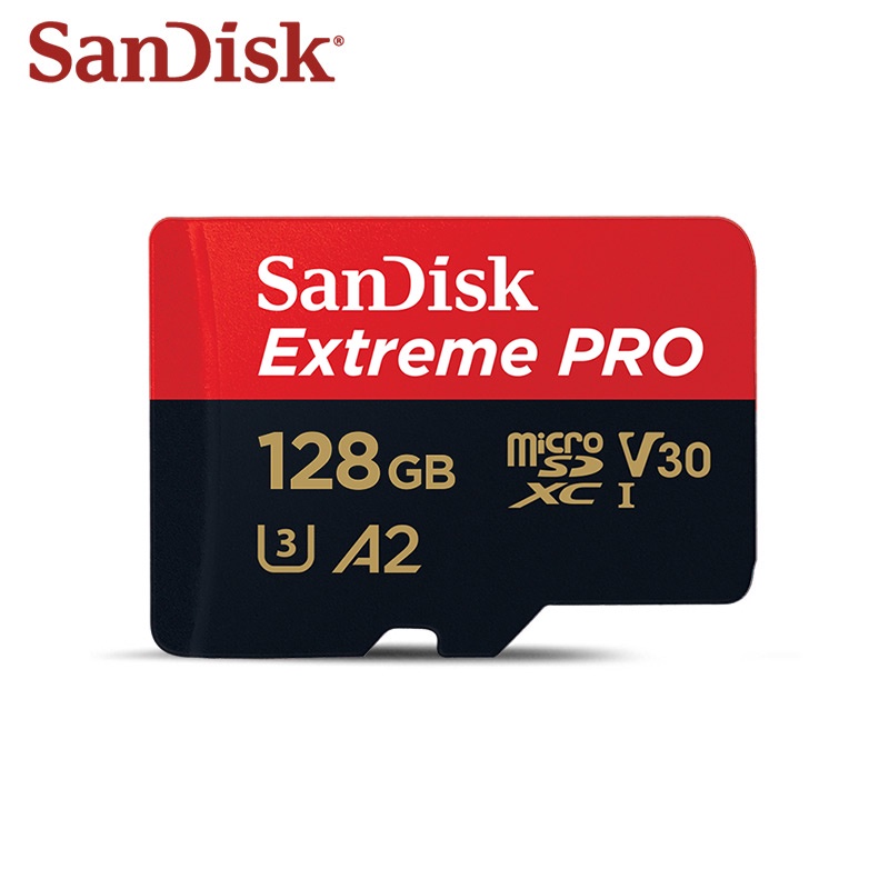 Sandisk Extreme Pro การ์ดหน่วยความจํา Micro SD สูงสุด 170MB/s 128GB 64GB A2 V30 U3 การ์ด TF 32GB A1 พร้อมอะแดปเตอร์ SD